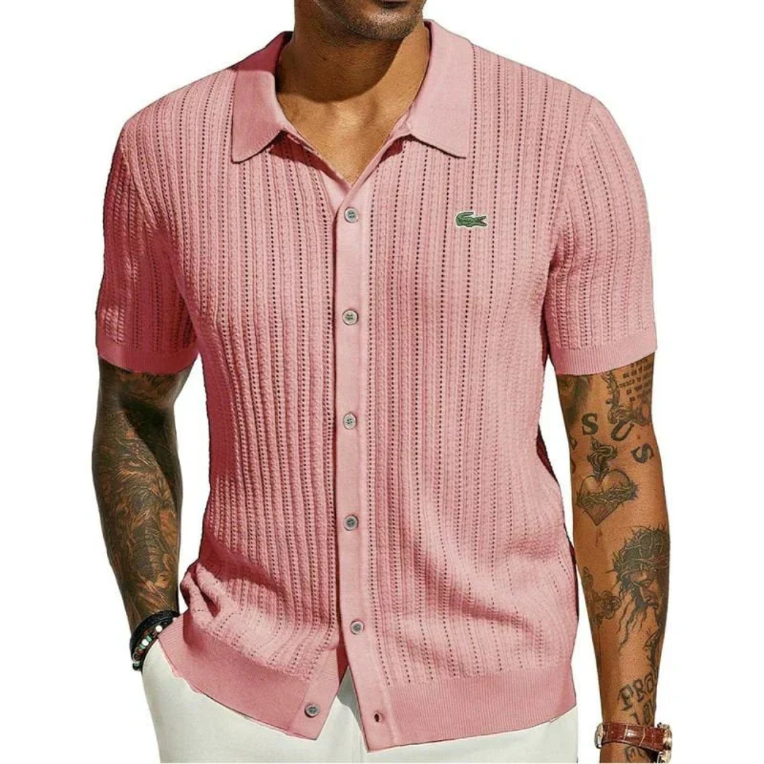 LACOSTE – Classic slim fit shirt for men