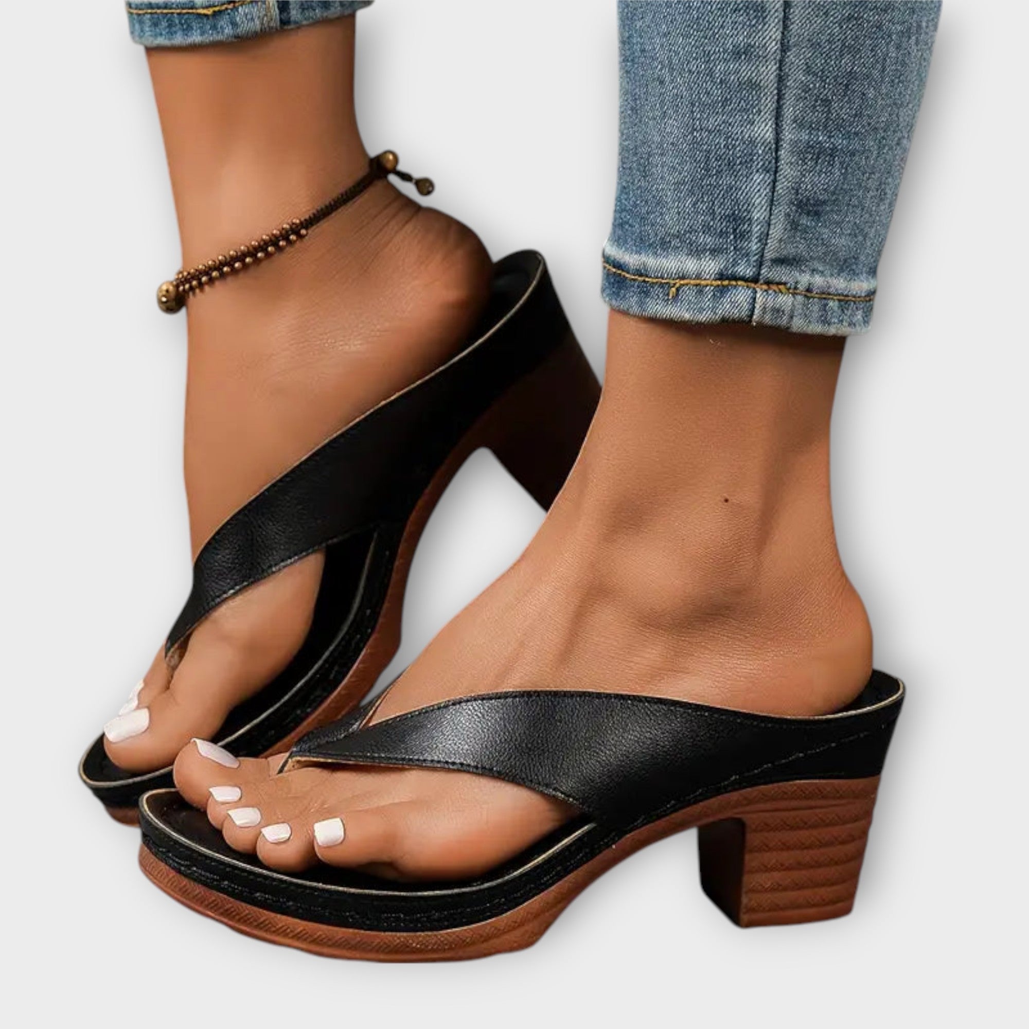 Emily - Orthopedic Heeled Slippers
