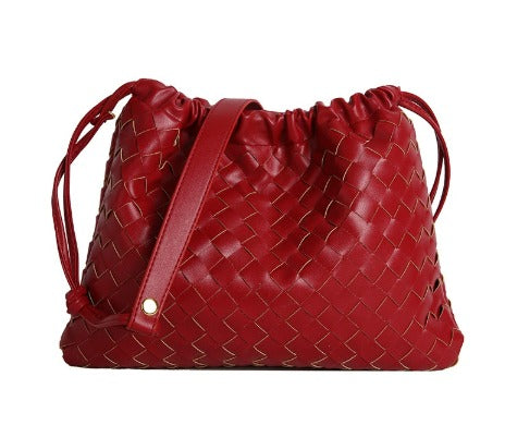 Woven Whisper Pouch Bag