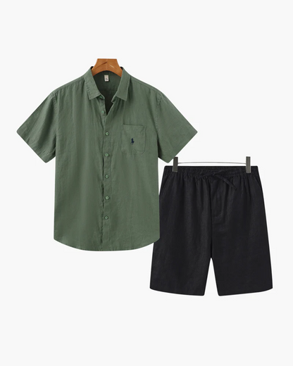 R. Ꮮаᴜгеn Linen Combo (Shorts)