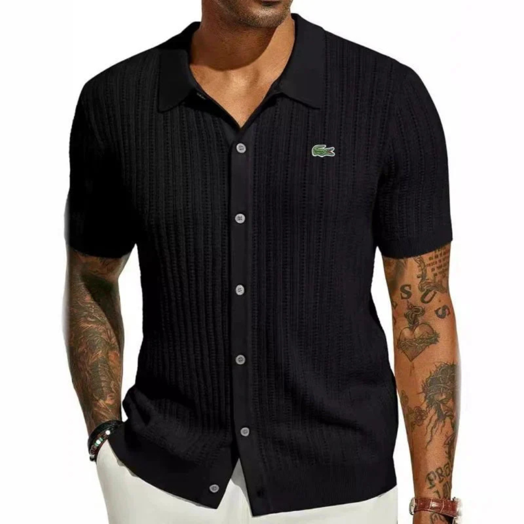 LACOSTE – Classic slim fit shirt for men