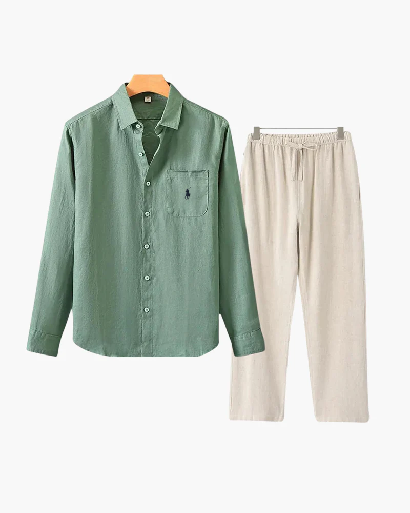 R. Ꮮаᴜгеn Linen Combo (Longsleeve)