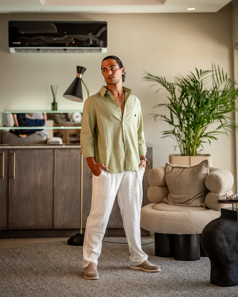 R. Ꮮаᴜгеn Linen Combo (Longsleeve)