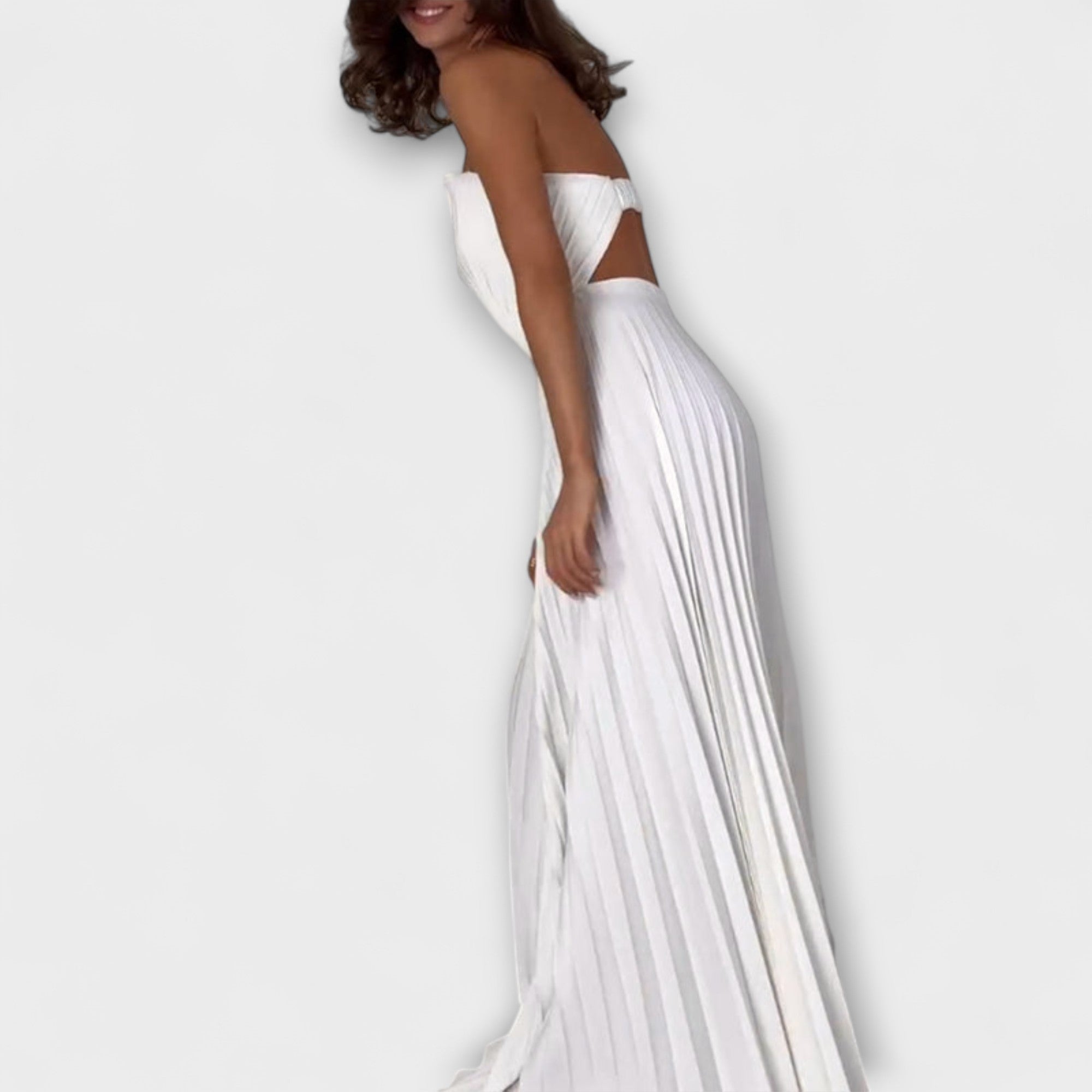 Athena - Stylish Pleated Dress