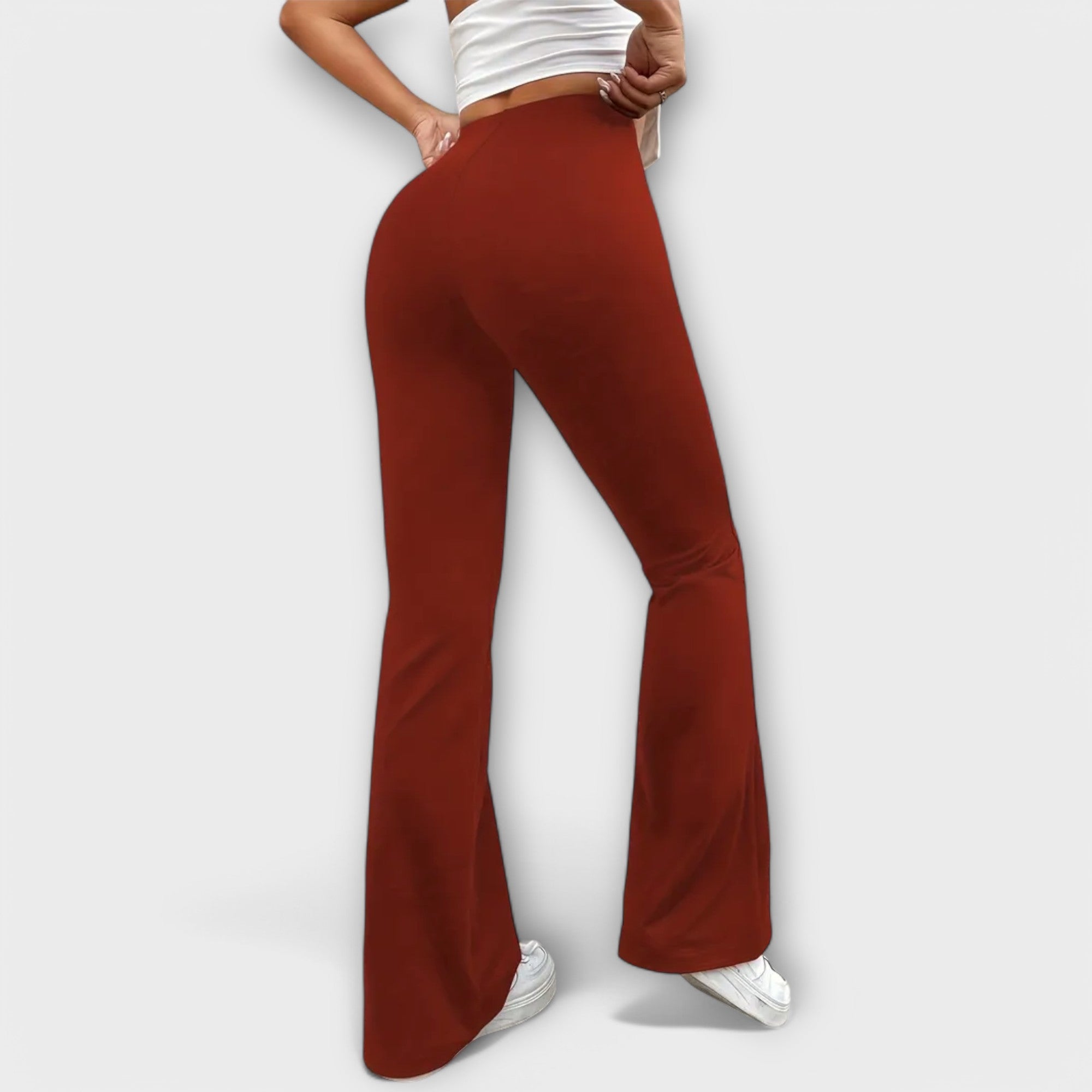 Serena - Loose Pants with Flared Leg
