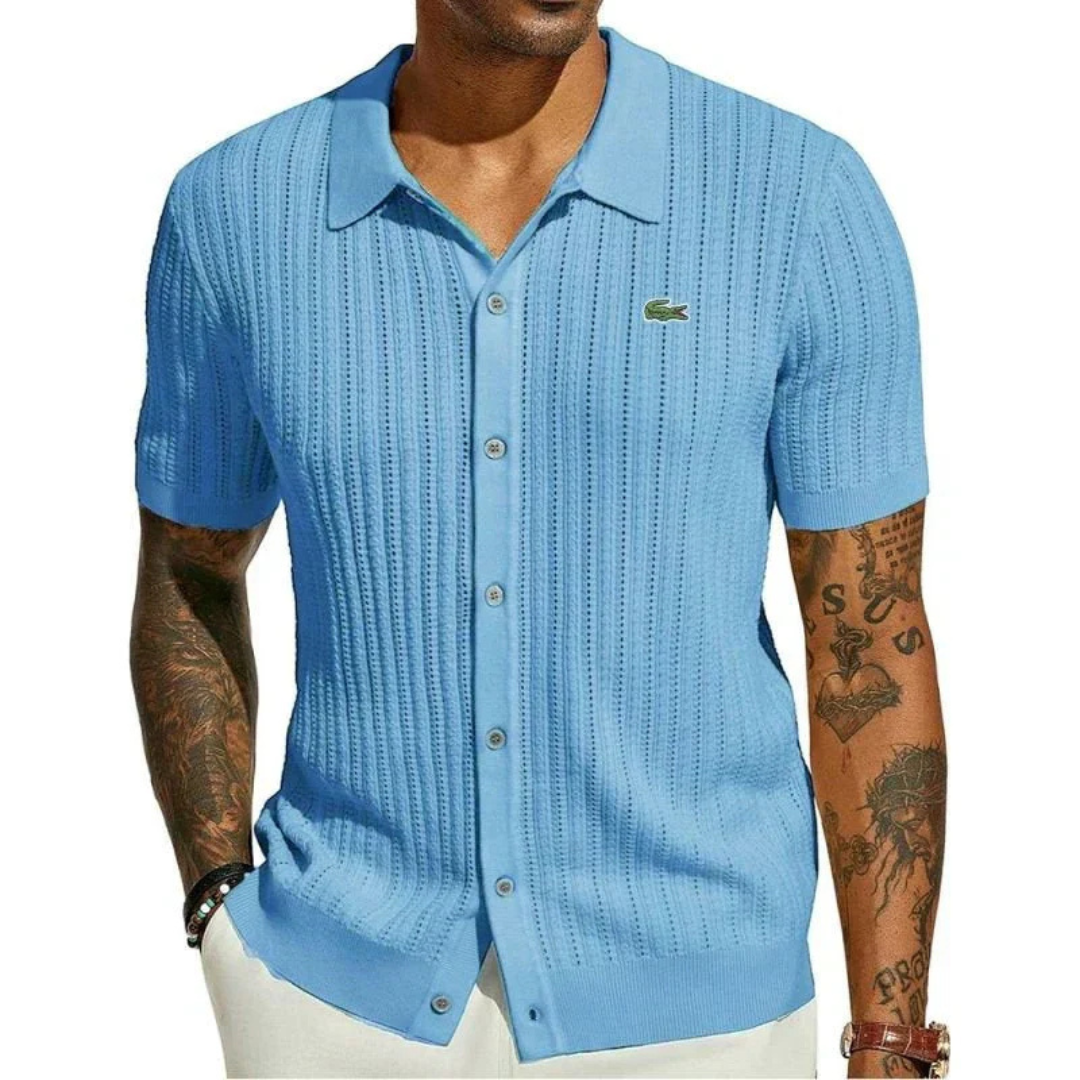 LACOSTE – Classic slim fit shirt for men
