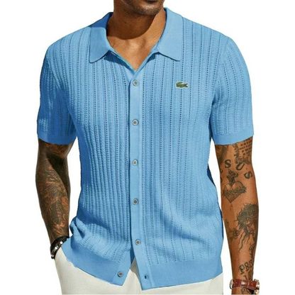 LACOSTE – Classic slim fit shirt for men