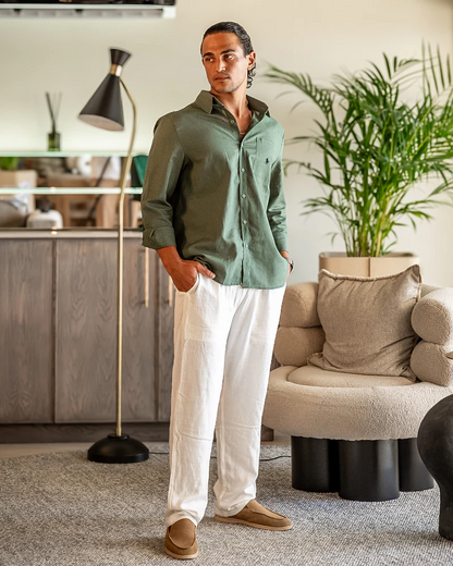 R. Ꮮаᴜгеn Linen Combo (Longsleeve)