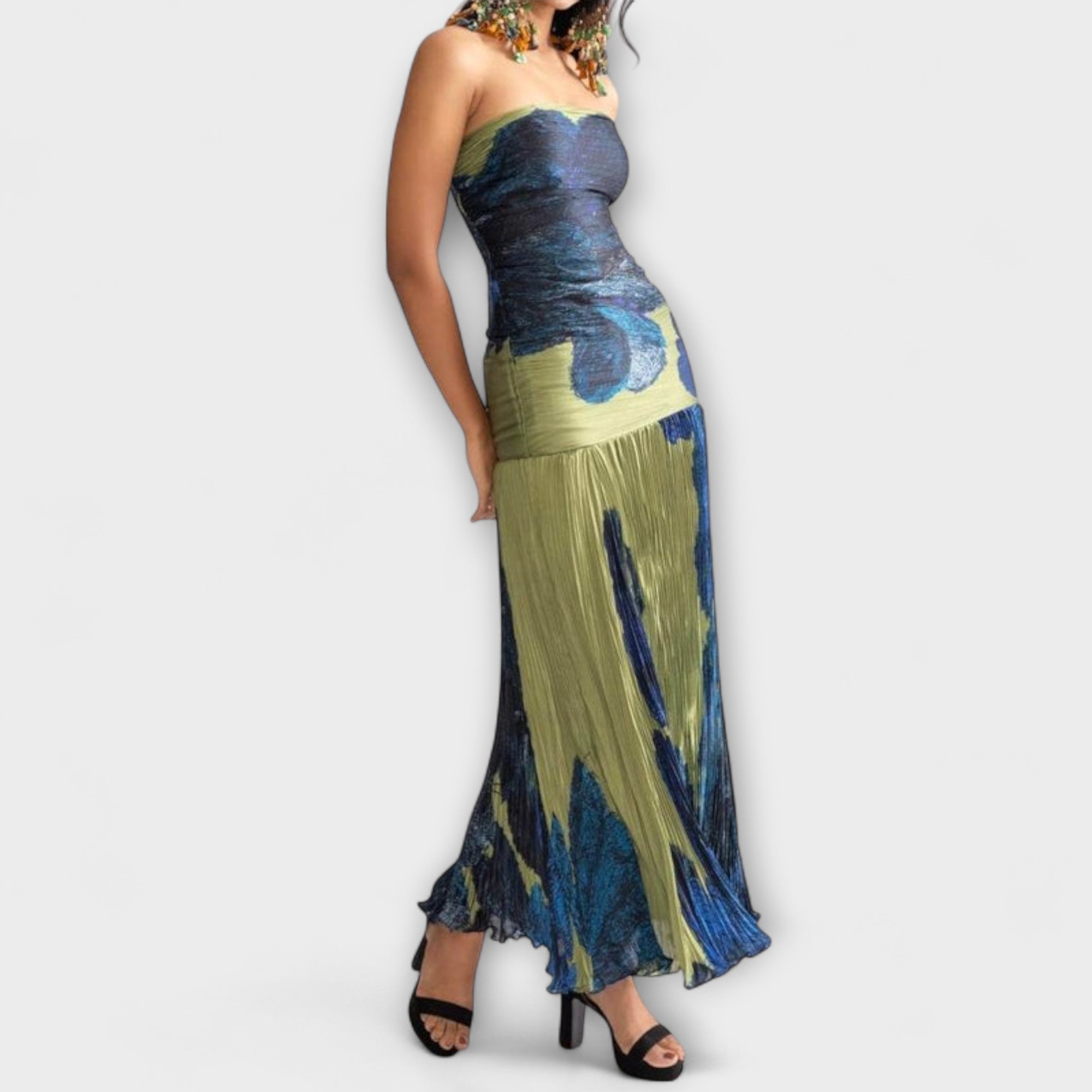 Noelle - Strapless Midi Dress