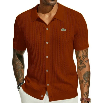 LACOSTE – Classic slim fit shirt for men