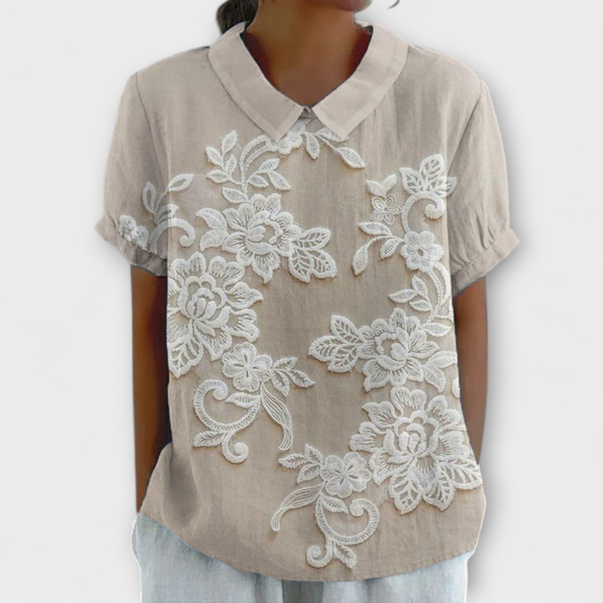 Emma - Shirt with Vintage Print