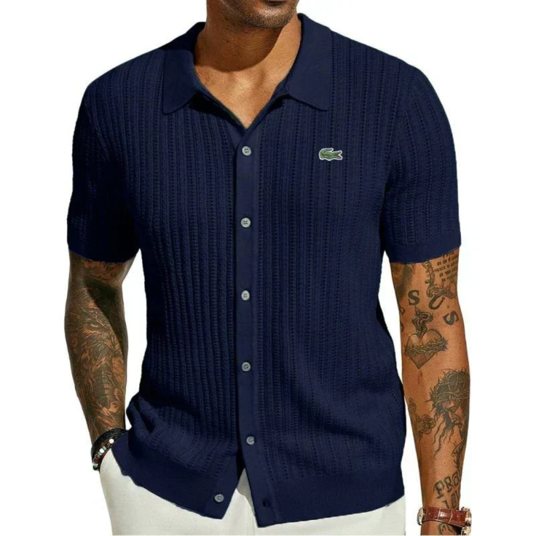 LACOSTE – Classic slim fit shirt for men