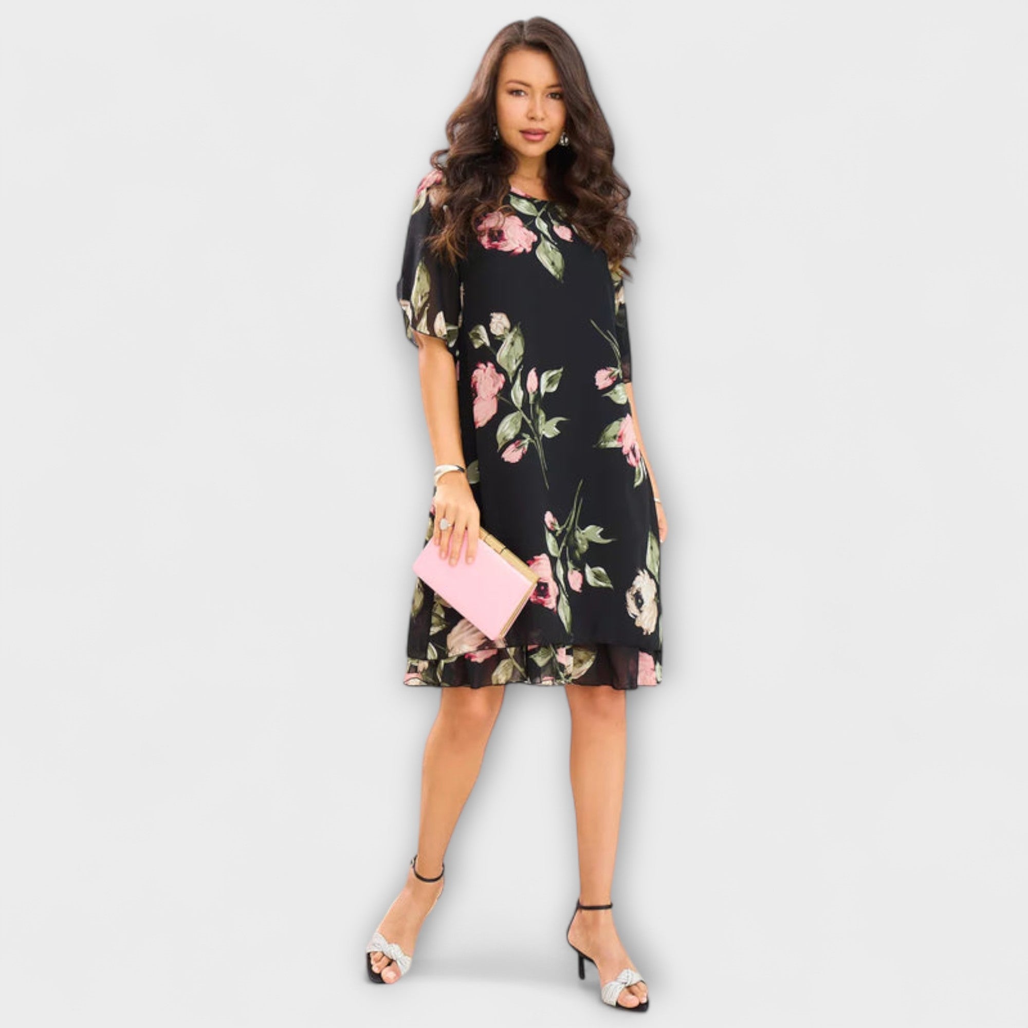Melin - Elegant Chiffon Dress
