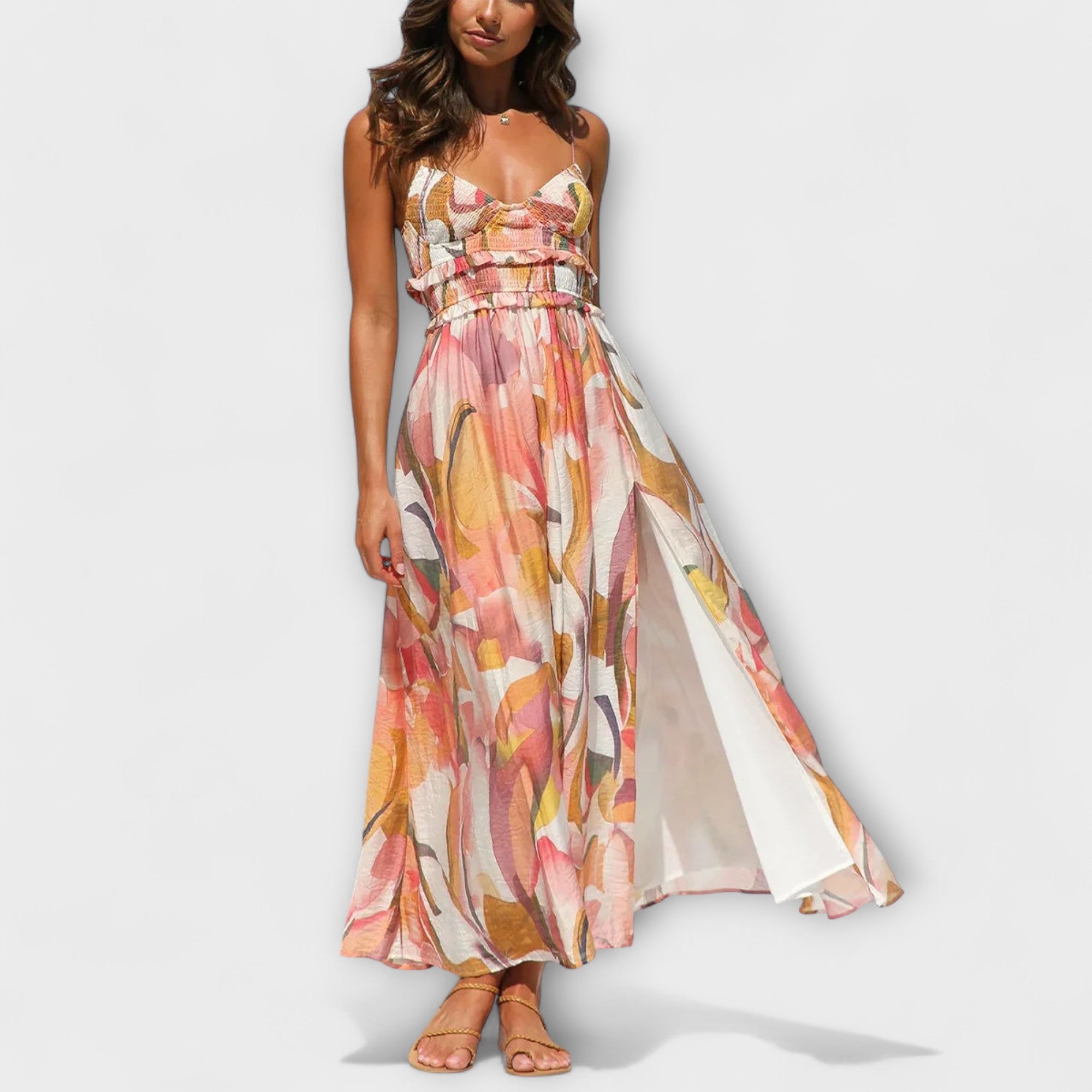 Annalise - Printed Walk Dress