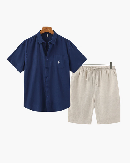R. Ꮮаᴜгеn Linen Combo (Shorts)