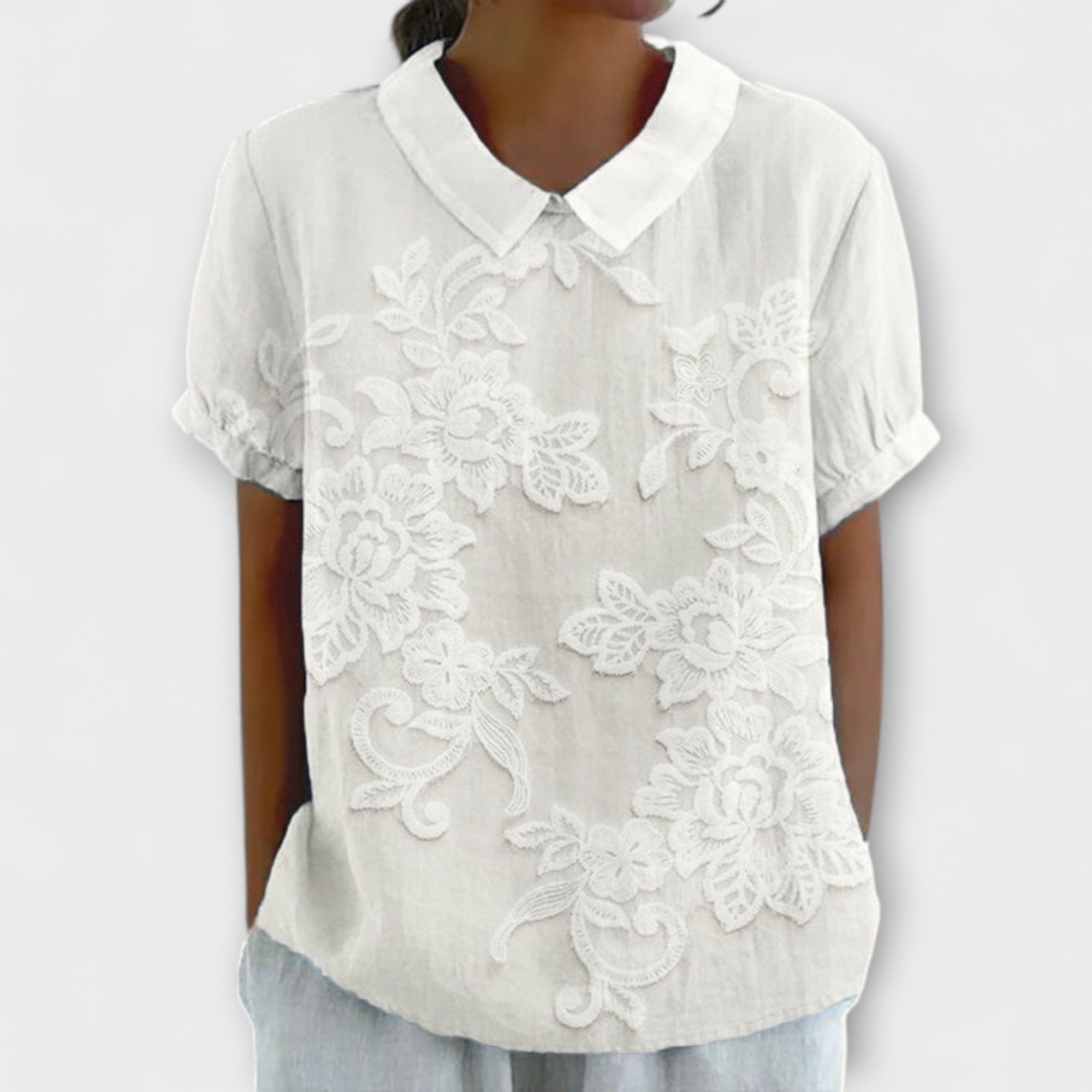 Emma - Shirt with Vintage Print