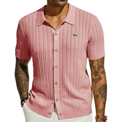 LACOSTE – Classic slim fit shirt for men