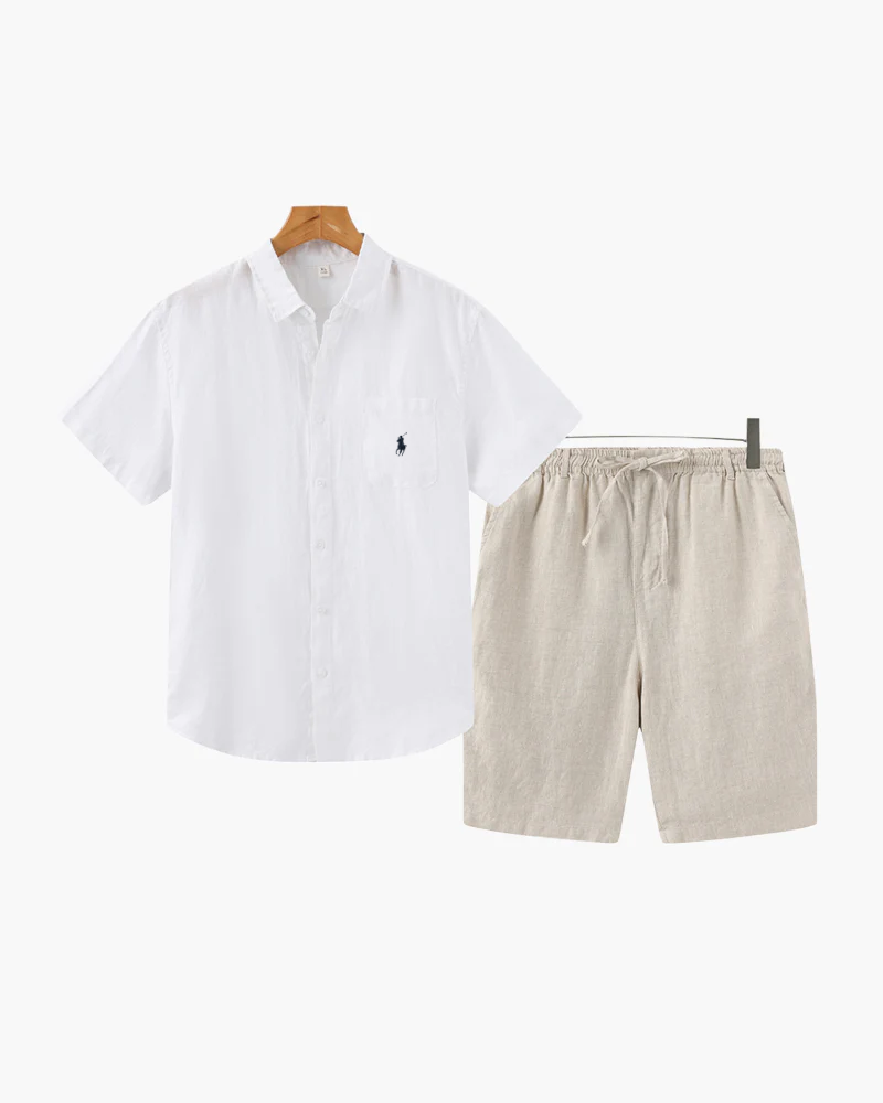 R. Ꮮаᴜгеn Linen Combo (Shorts)