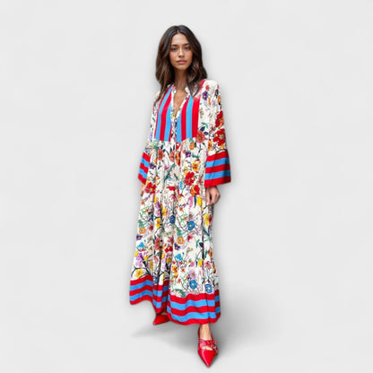 Oriana - Maxi Dress with Floral Print