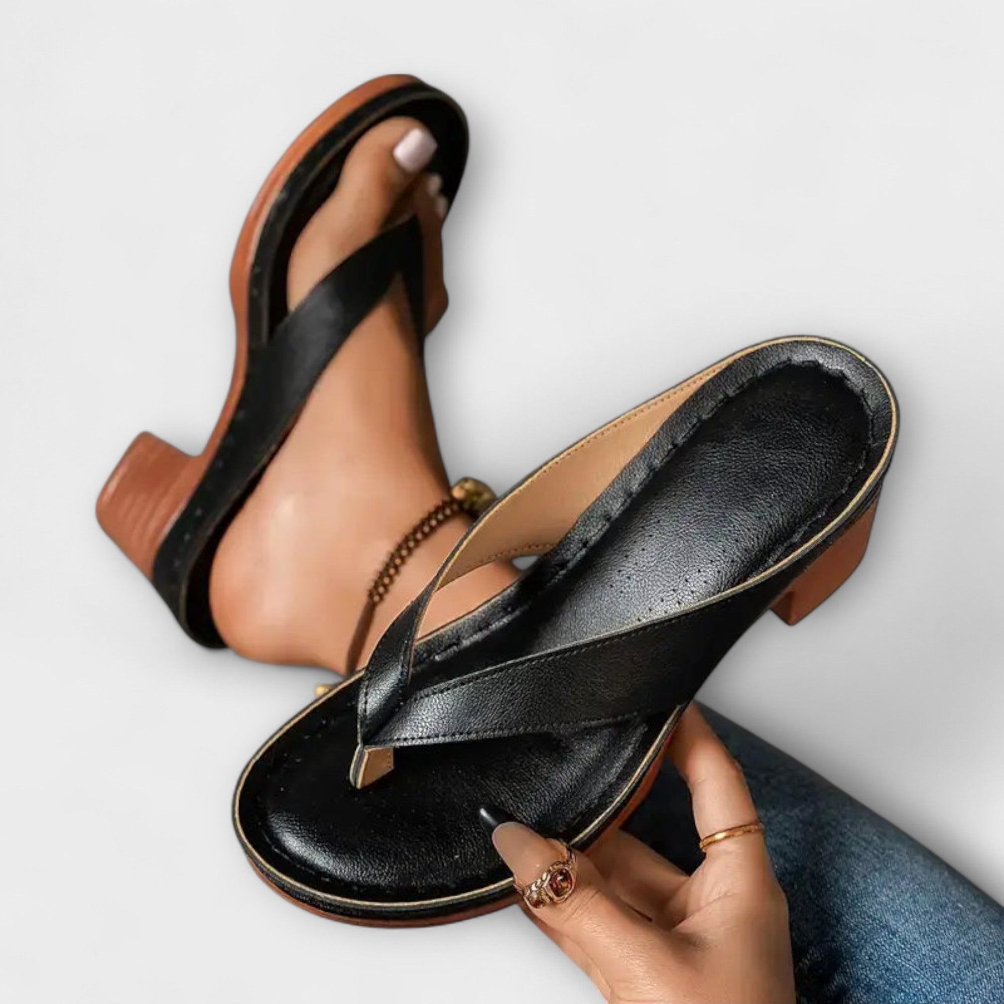 Emily - Orthopedic Heeled Slippers