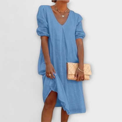 Fanny - Elegant Summer Dress with Crochet Details