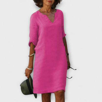 Ellyse - Stylish Summer Dress with V-Neck