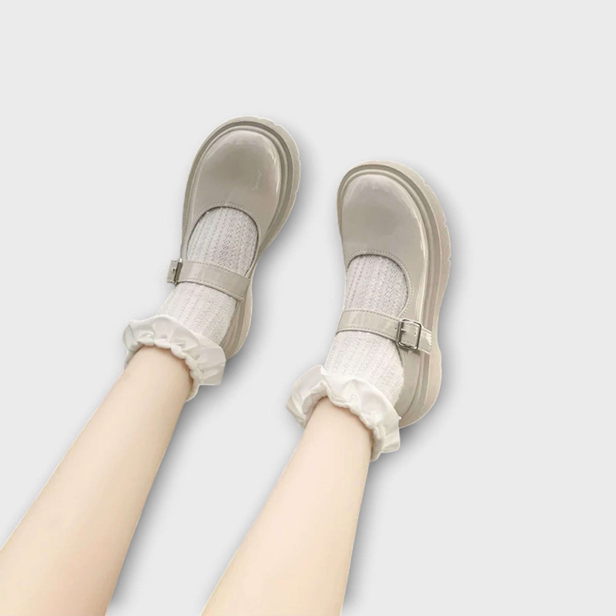 Pearl - Luxury Pearl Mary Jane Leather Shoes