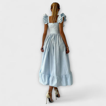 Lia - Ruffle Shirt Dress