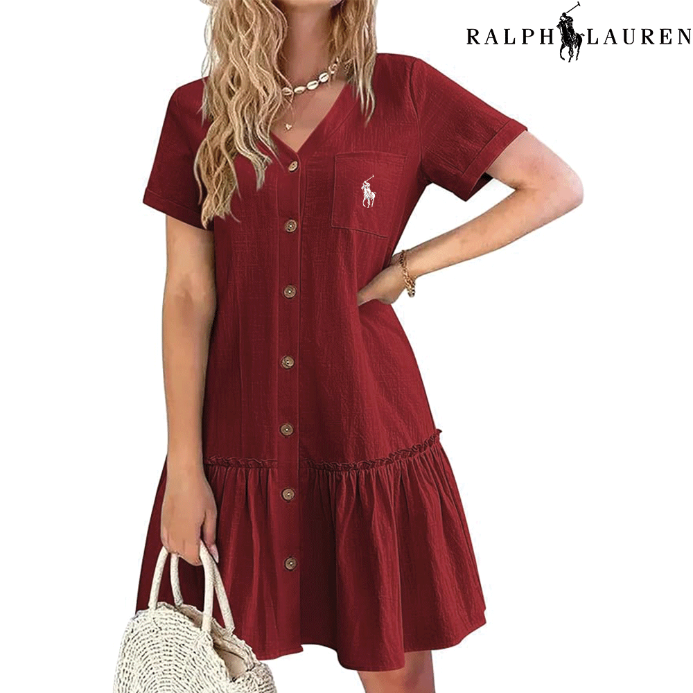 Ꮢalph Ꮮаᴜгеn – Summer Dress with Straps