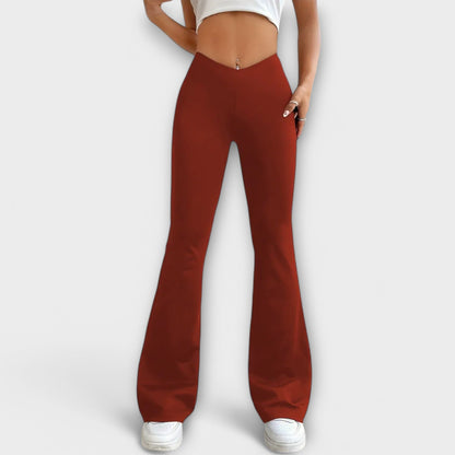 Serena - Loose Pants with Flared Leg