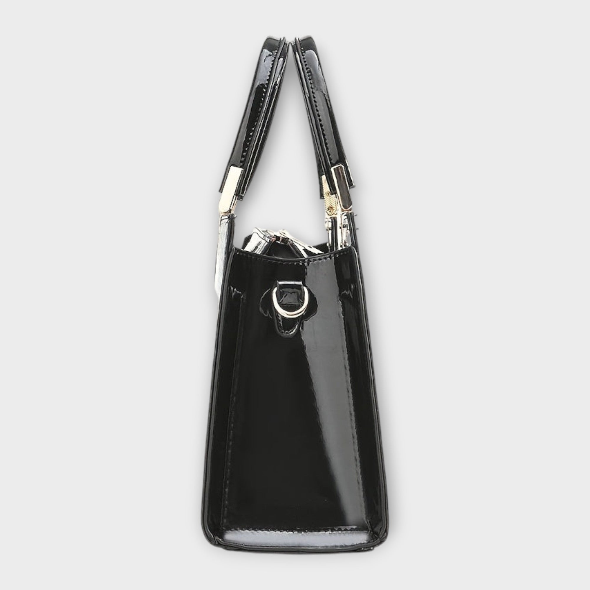 Aurellia. - Shiny Crocodile Leather Pattern Handbag