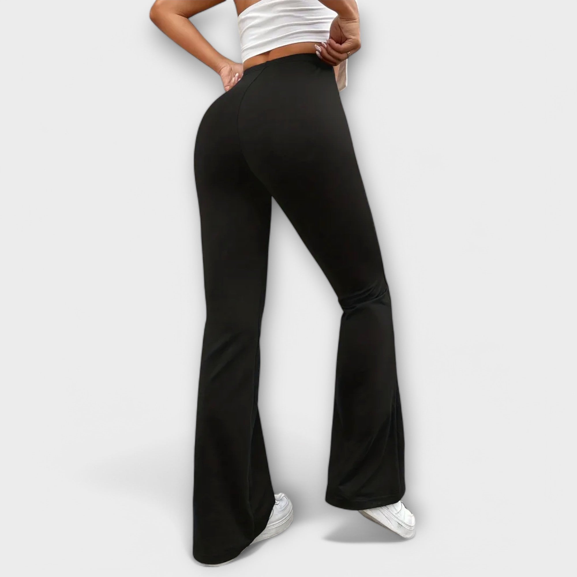 Serena - Loose Pants with Flared Leg