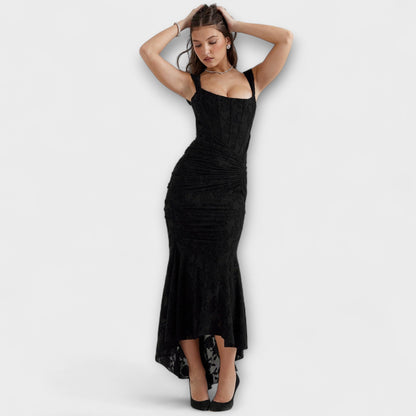 Renske - Long Dress with Elegant and Refined Corset