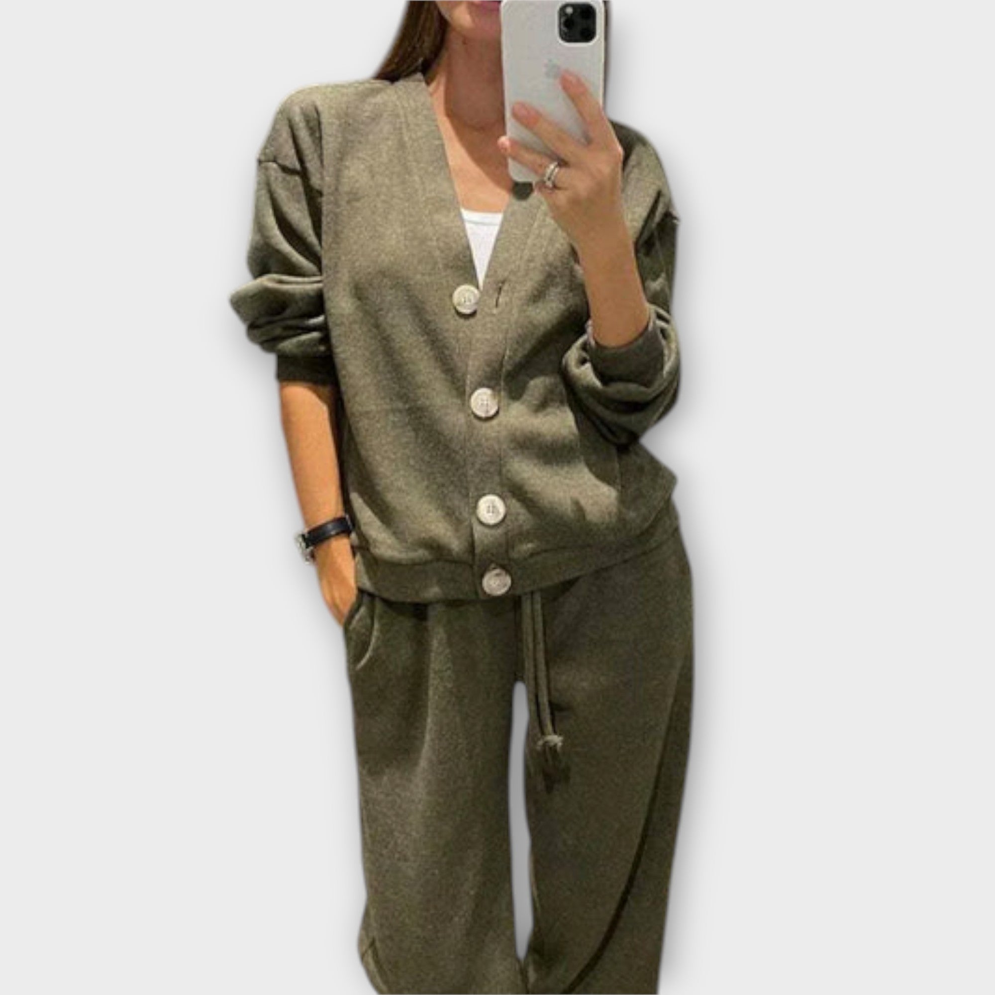 Chantal – Cardigan & Pants Set