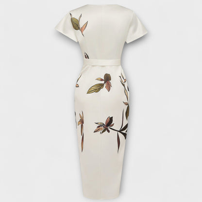 Satin Wrap Dress
