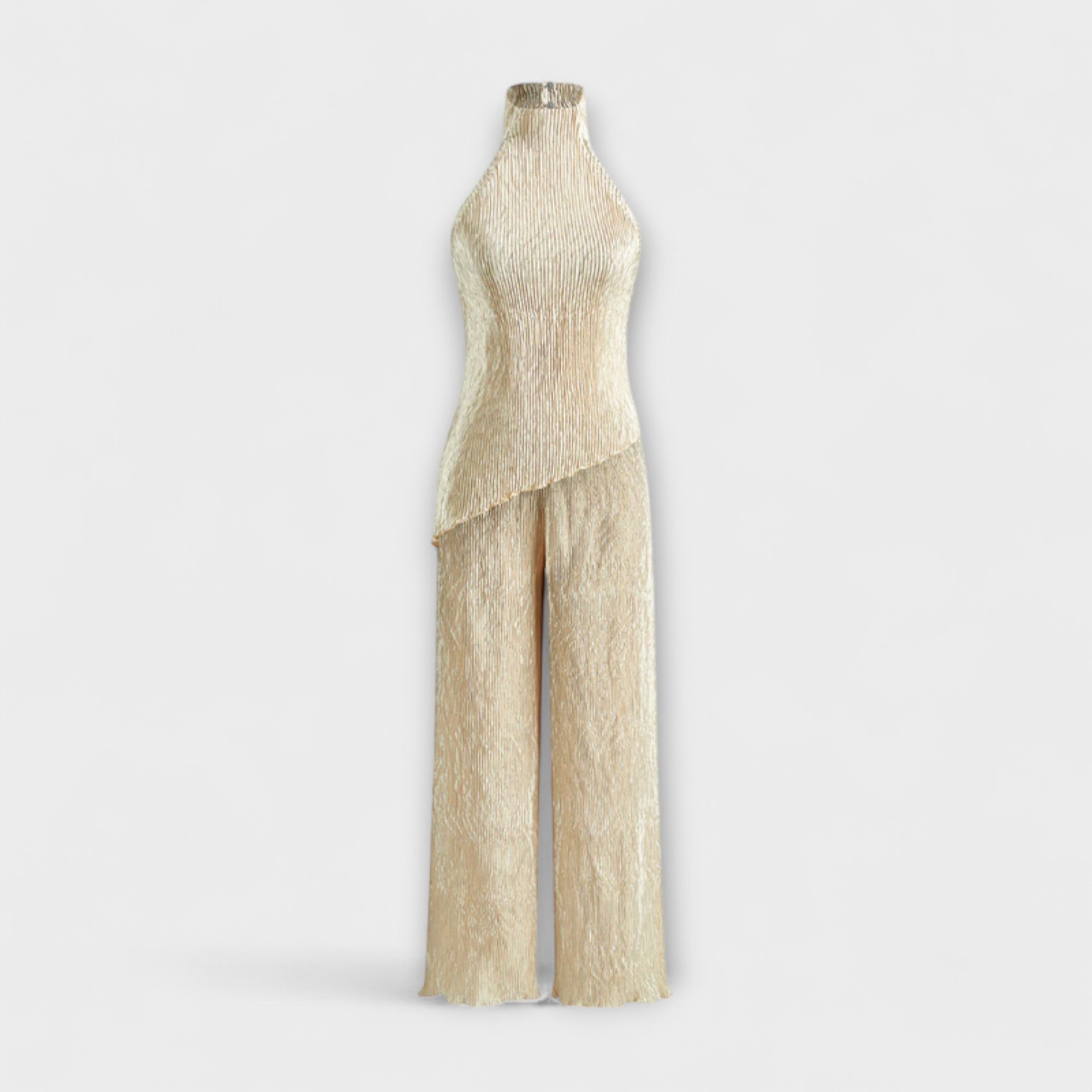 Pilarica - Elegant Pleated Asymmetrical Set