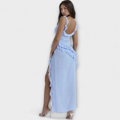 Lara – Stylisches Maxikleid mit Schlitz