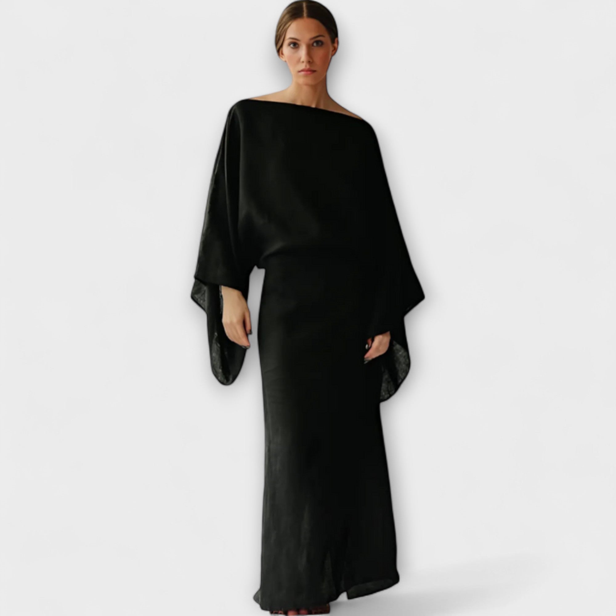 Dana - Kimono Dress Made of Linen and Cotton